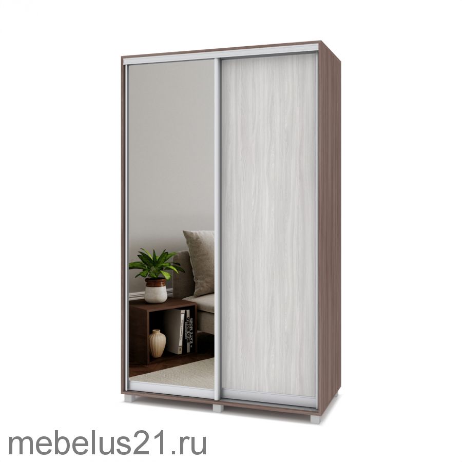 Шкаф купе с зеркалом Роланд 140