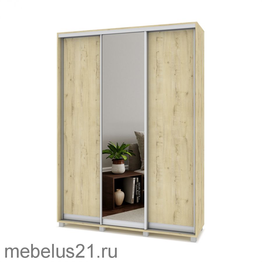 Шкаф купе с зеркалом Роланд 1,6 м