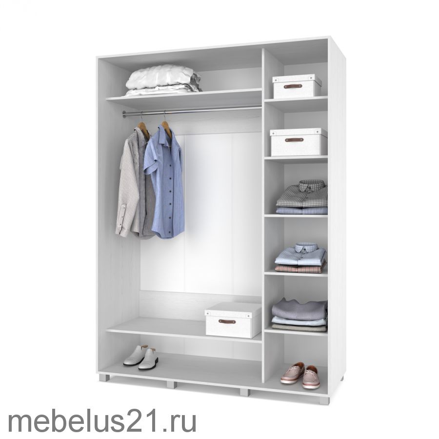 Шкаф купе с зеркалом Роланд 1,7 м