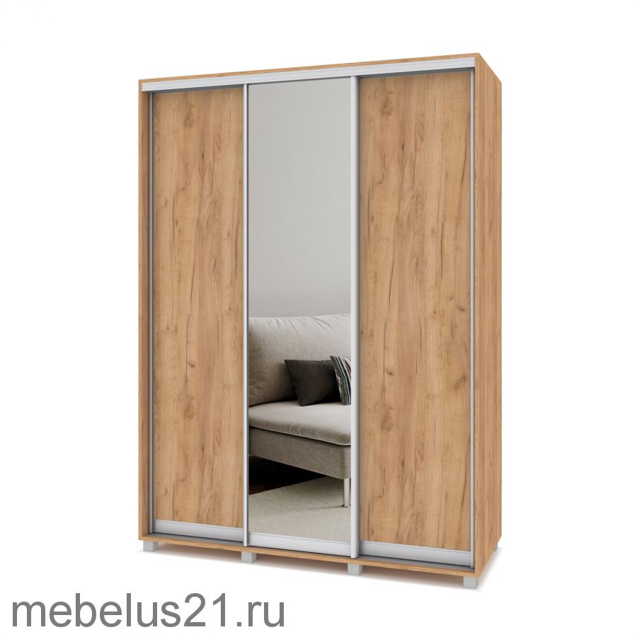 Шкаф купе с зеркалом Роланд 1,7 м