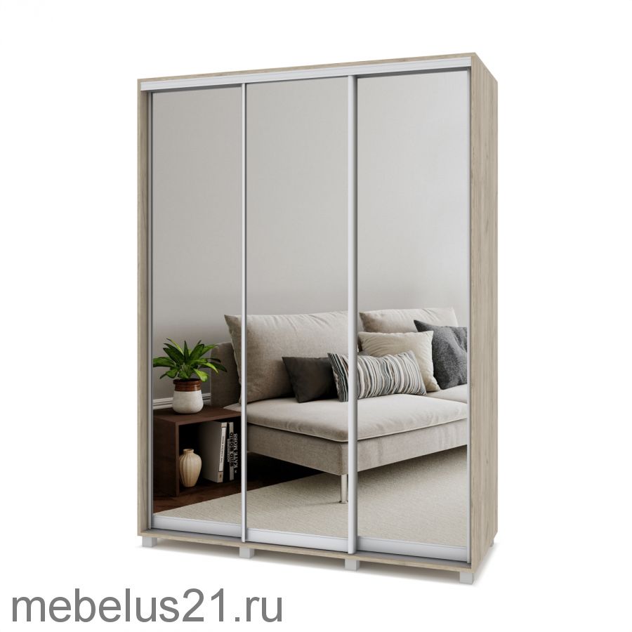 Шкаф купе с зеркалами Роланд 1,7 м