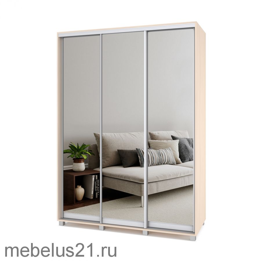 Шкаф купе с зеркалами Роланд 1,7 м