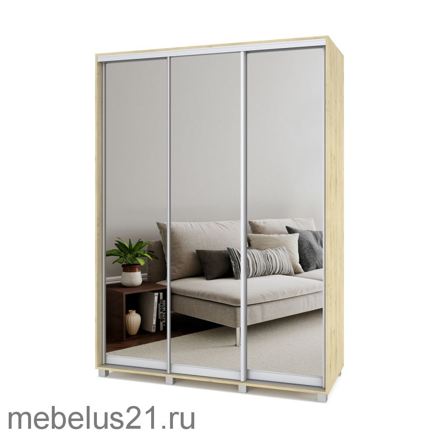 Шкаф купе с зеркалами Роланд 1,7 м