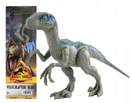 Фигурка динозавра Jurassic world Велоцираптор Блю Velociraptor blue HMK78