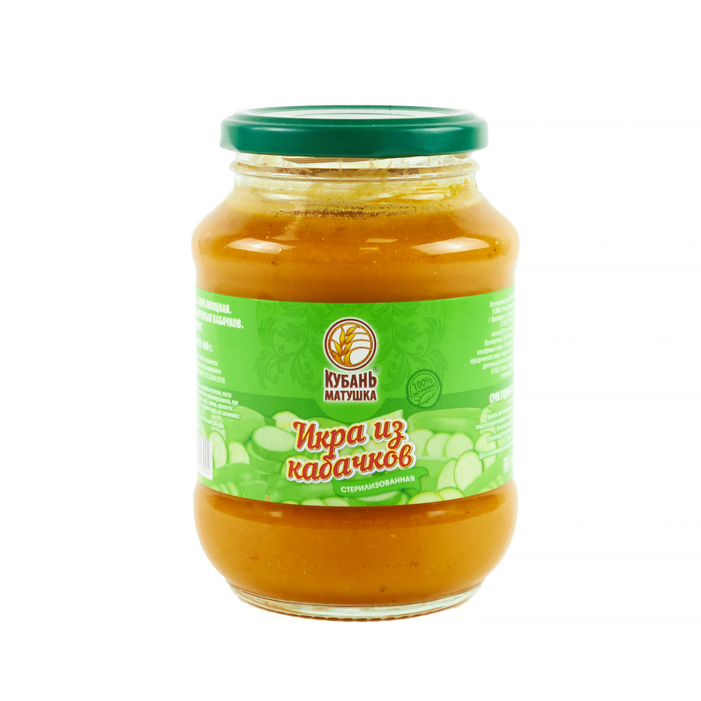 Икра из кабачков ГОСТ "Кубань Матушка" ст/б 480гр