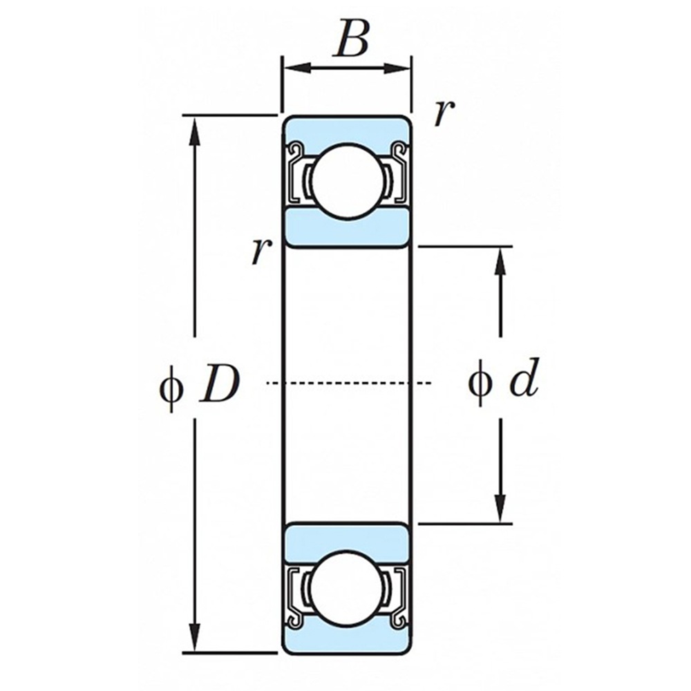 Подшипник 6005 ZZ C4