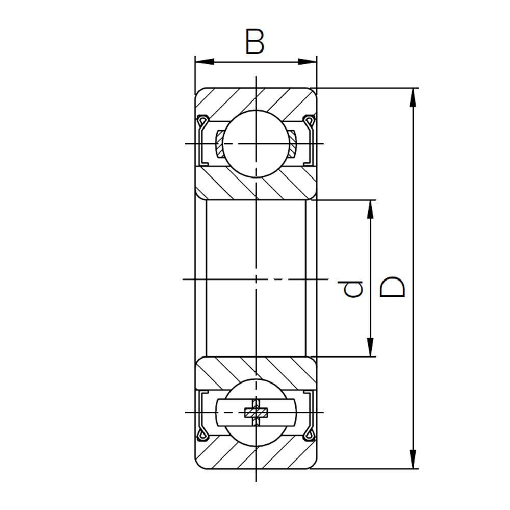 Подшипник 6003 ZZ C3 (70-80103 )