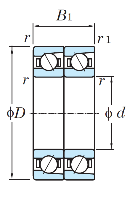 Подшипник 7314 BM DB