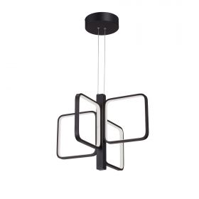 Светильник Светодиодный Vitaluce V3968-1/4S, LED 64Вт, 3900-4200К, 5500лм Черный, Матовый / Виталюче.