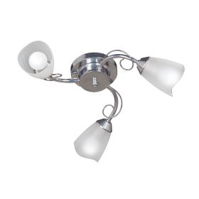 Люстра Vitaluce V3881-9/3PL, 3xE14 Макс. 40Вт, Плафон ПП Хром / Виталюче.