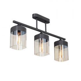 Люстра Vitaluce V4923-1/3PL, 3xE27 Макс. 40Вт Черный, Матовый / Виталюче.