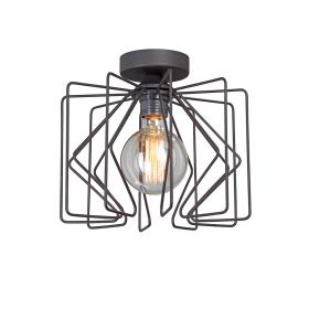 Люстра Vitaluce V4733-1/1PL, 1хE27 Макс. 60Вт Черный, Матовый / Виталюче.