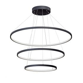 Светильник Светодиодный Vitaluce V4600-1/3S, LED 118Вт, 3900-4200K, 5400Lm Черный, Матовый / Виталюче.