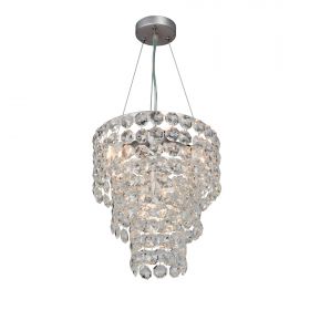 Люстра Vitaluce V5355-9/4, 4xE14 Макс. 40Вт Бронзовый, Графит / Виталюче.