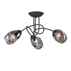 Люстра Vitaluce V4939-1/3PL, 3xE27 Макс. 40Вт Черный, Матовый / Виталюче.