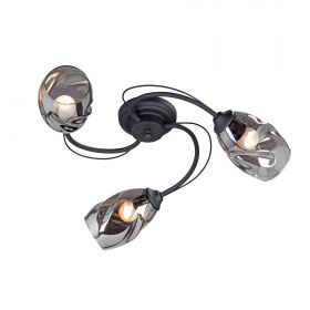 Люстра Vitaluce V4937-1/3PL, 3xE27 Макс. 40Вт Черный, Матовый / Виталюче.