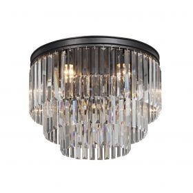 Люстра Vitaluce V5151-1/6+3+1PL, 10хE14 Макс. 40Вт Черный, Матовый / Виталюче.