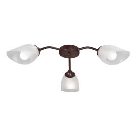 Люстра Vitaluce V3750-7/3PL, 3xE14 Макс. 40Вт Коричневый, Матовый / Виталюче.