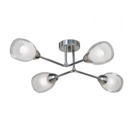 Люстра Vitaluce V4186-9/4PL,4хЕ14 Макс. 40Вт  Хром / Виталюче.