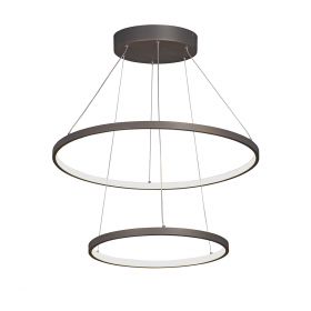 Светильник Светодиодный Vitaluce V04600-93/2S, LED 66Вт, 3000К, 4920лм Бронзовый Графит / Виталюче.