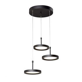 Светильник Светодиодный Vitaluce V4603-1/3S, LED 36Вт, 3900-4200К Черный, Матовый / Виталюче.
