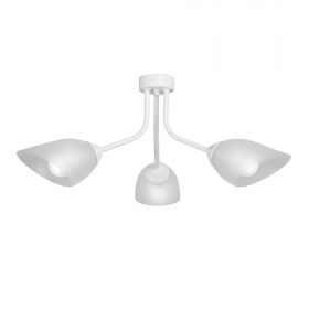 Люстра Vitaluce V3184/3PL, 3хЕ14 Макс. 40Вт Плафон ПП Белый, Глянцевый / Виталюче.