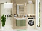 Тумба под раковину Brevita Vega 70 подвесная (олива)