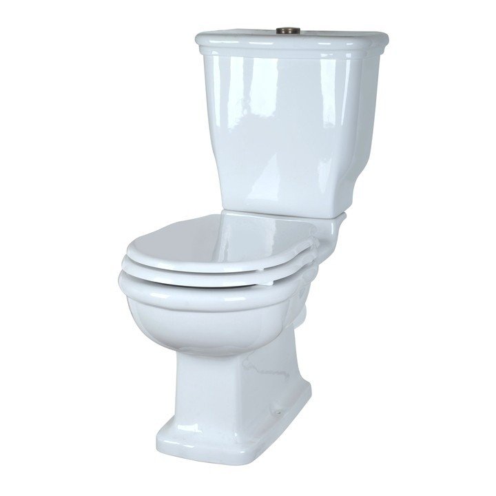 Изображение TW Bristol Унитаз-моноблок 36*71см, СЛИВ В ПОЛ, цвет белый