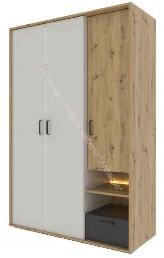 Молодежная KUBO Артизан/Чёрный/Серый