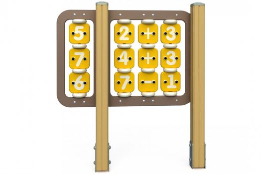Развивающая панель для детской площадки "Калькулятор"