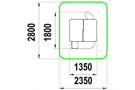 Домик для детской площадки "Кроха"
