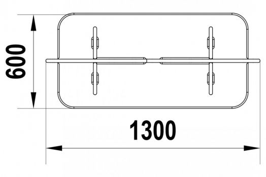 Скамейка для детской площадки "Пожарная машина"