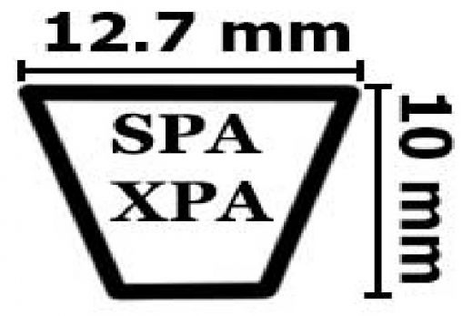 Ремень узкоклиновой XPA-2057 Lp зуб