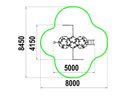 Фигура для лазания "Скалодром"