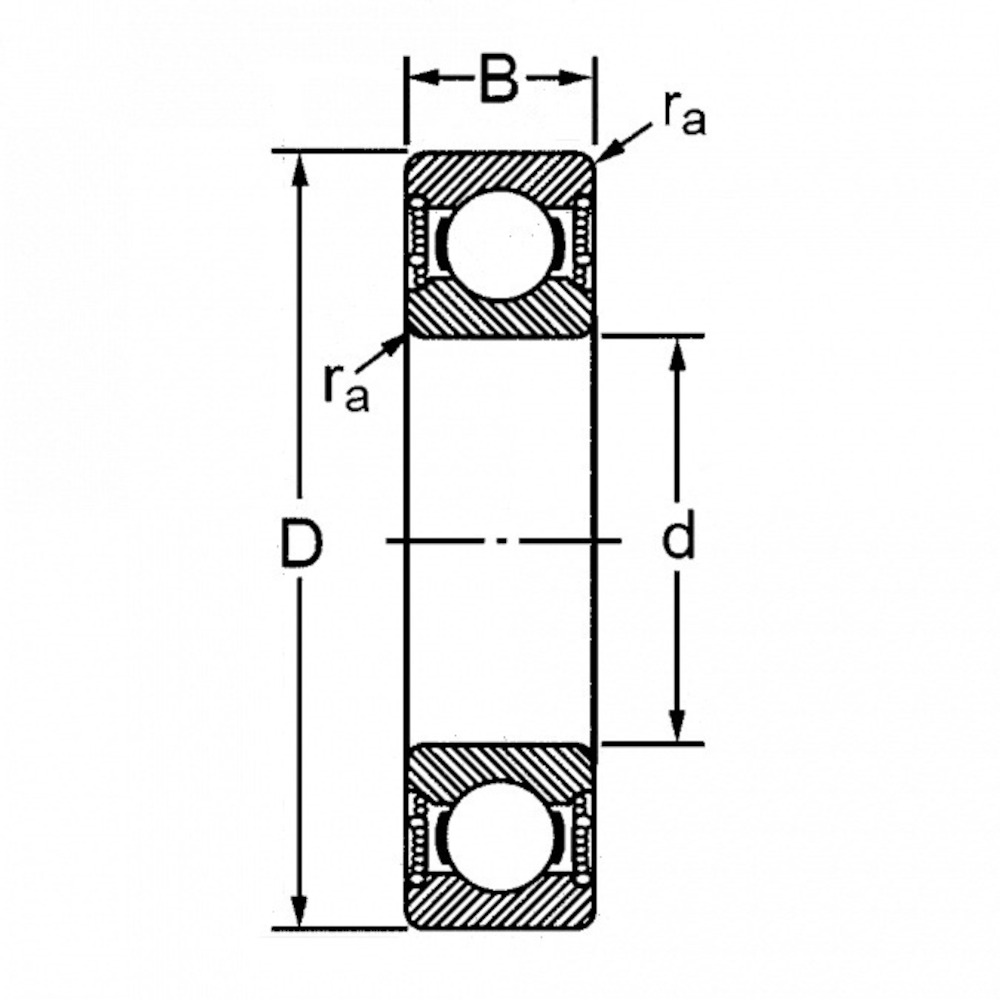 Подшипник 6202 ZZ (80202)