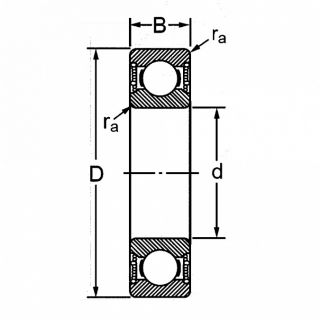 Подшипник 6305-2RS/C3