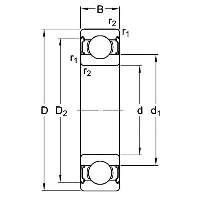 Подшипник 6319 2Z C3