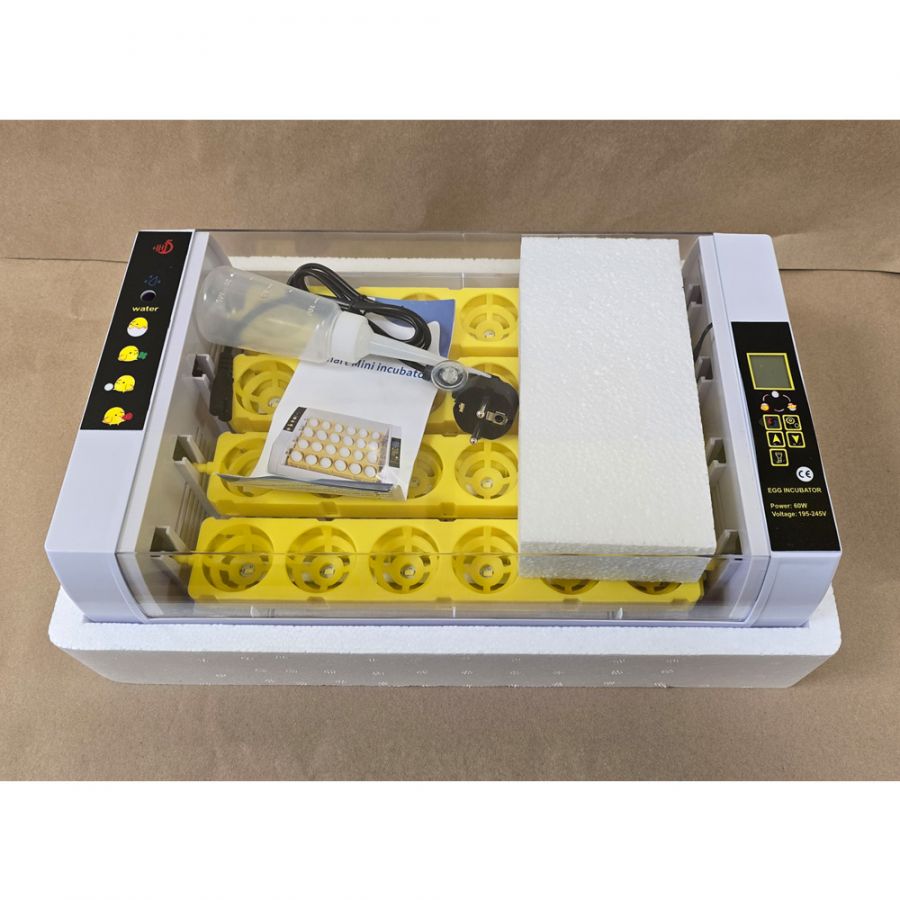 Инкубатор HHD на 24 яйца с овоскопом, автоматический переворот (УЦЕНКА)