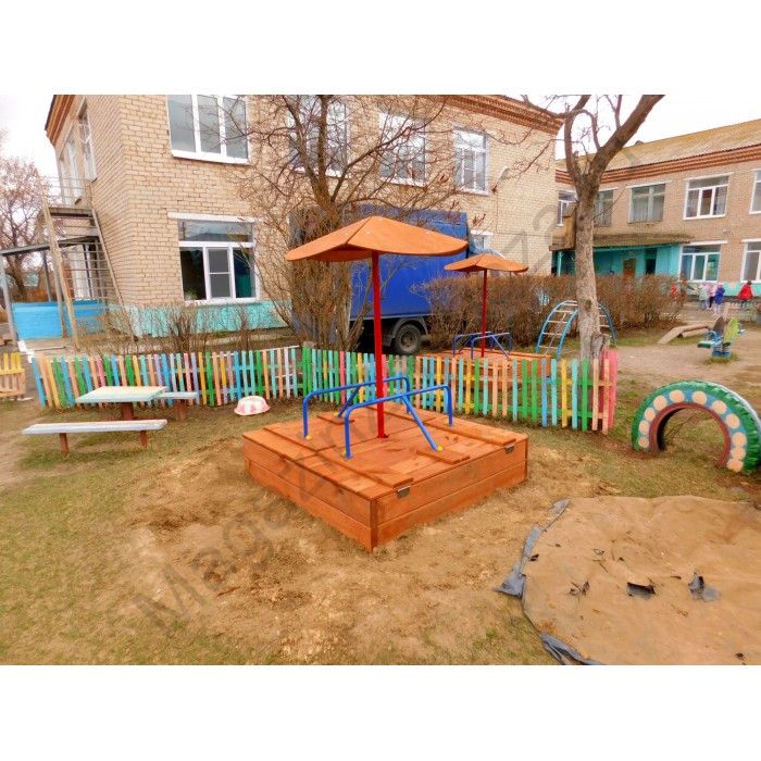 Песочница Коробка с крышками с Зонтиком №20