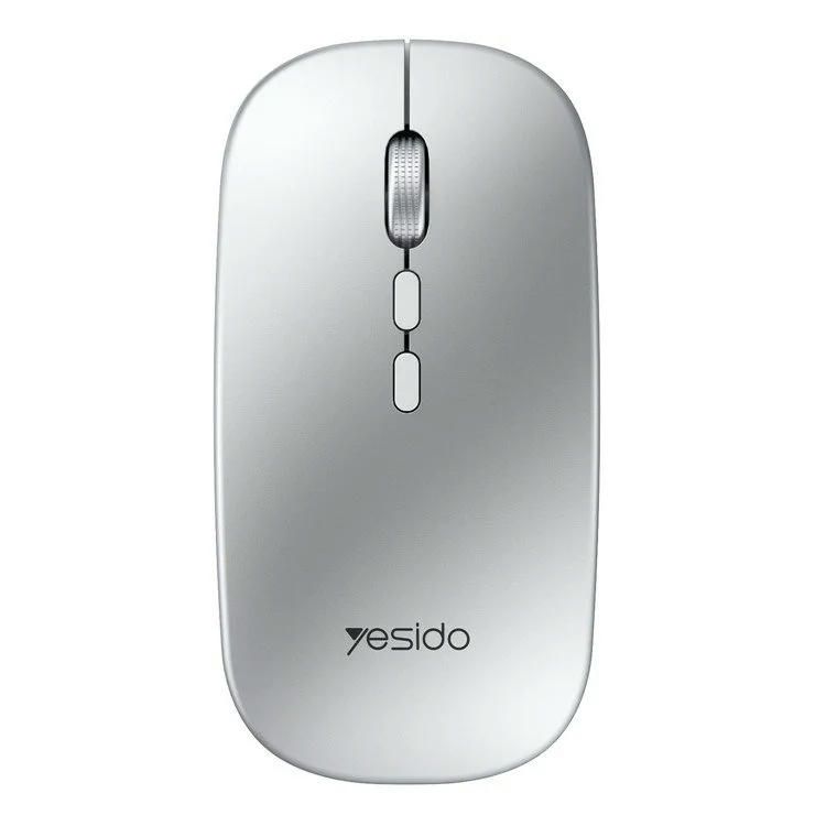 Беспроводная мышь Yesido wireless mouse (KB15) (серебристый)