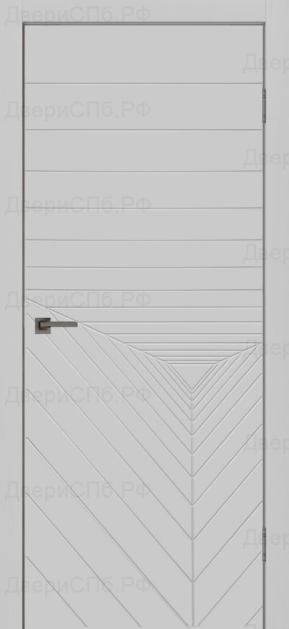 Дверь ПГ Графика 12 Эмалит Смоки Грей