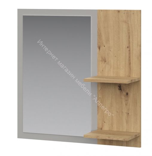 Зеркало NORDIC Холодный серый/Дуб Артизан