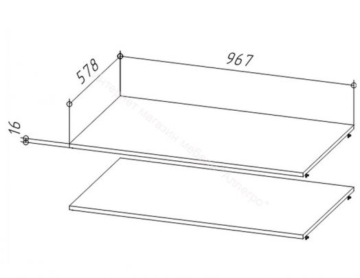 Шкаф НОРДИК К-6 3000 Холодный серый