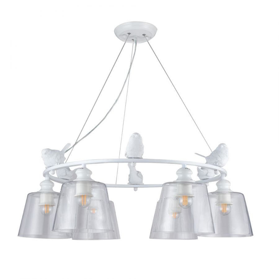 Подвесная люстра Arte Lamp PASSERO A4289LM-6WH