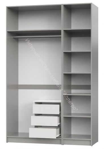 Шкаф НОРДИК К-4 Комбинированный с зеркалом