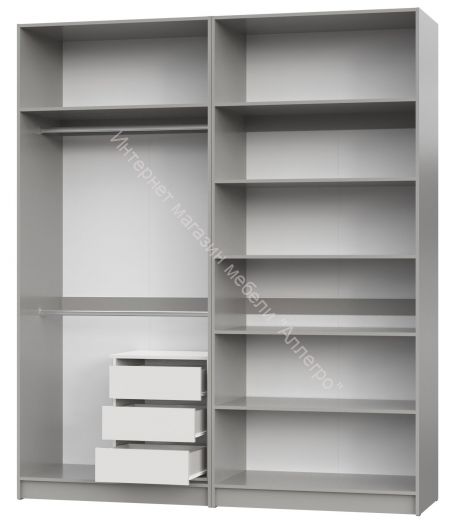 Шкаф НОРДИК К-5 2000 Комбинированный два зеркала