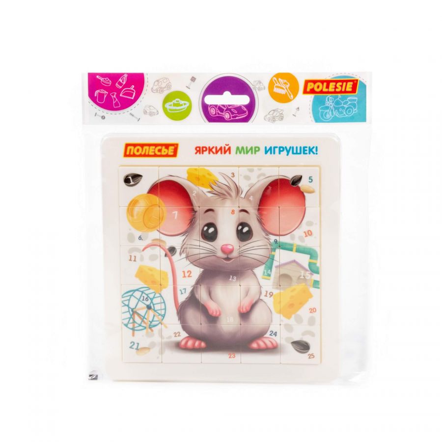 Набор игровой настольный "Мышонок" (25 элементов) (в пакете)