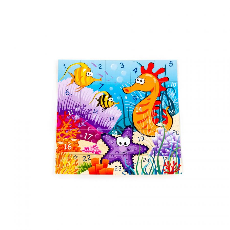 Набор игровой настольный "Морские обитатели №4" (25 элементов) (в пакете)