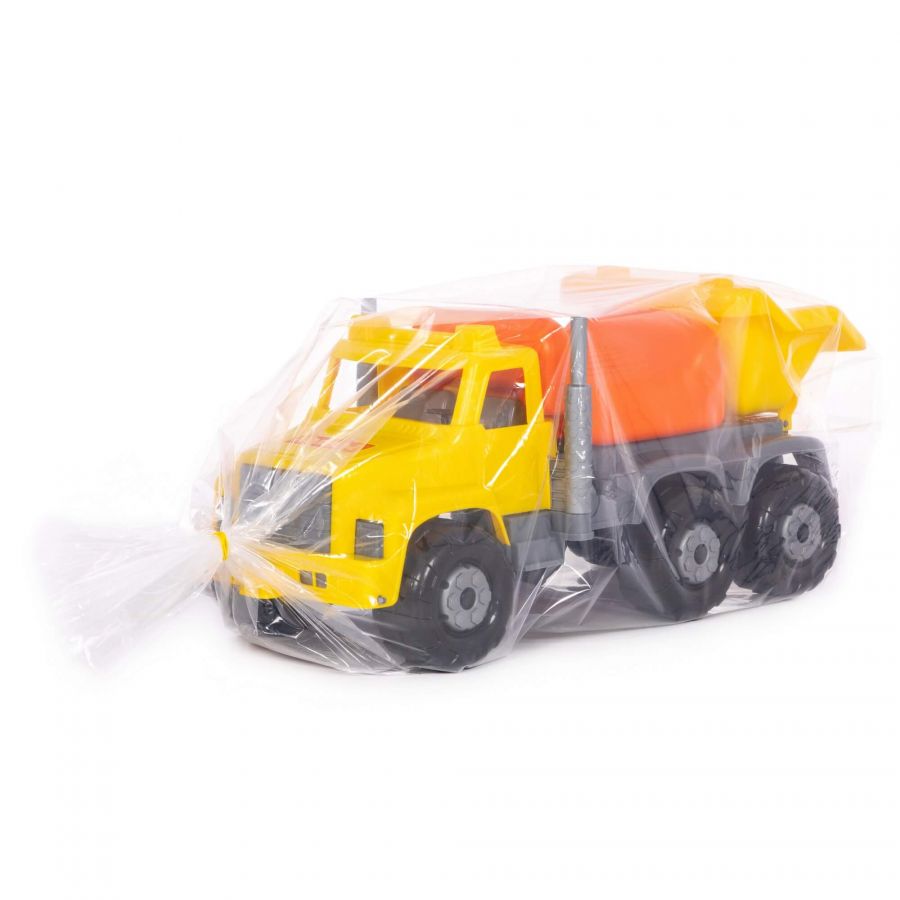 "Супергигант-2", автомобиль-каталка (жёлто-оранжевый)