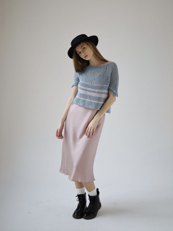 Платье комбинация Finezza из эвкалипта розовое